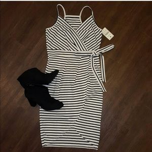 Sexy Striped bodycon dress